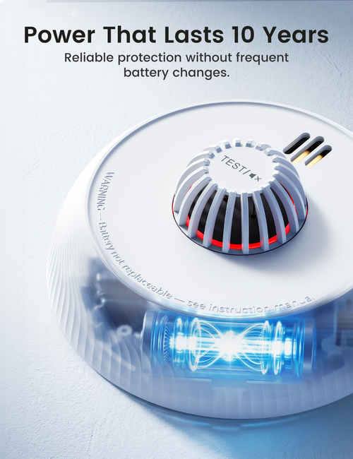 AEGISLINK Standalone Heat Alarm, 54 Degree Sensor, 10-Year Battery, AHZ-SN