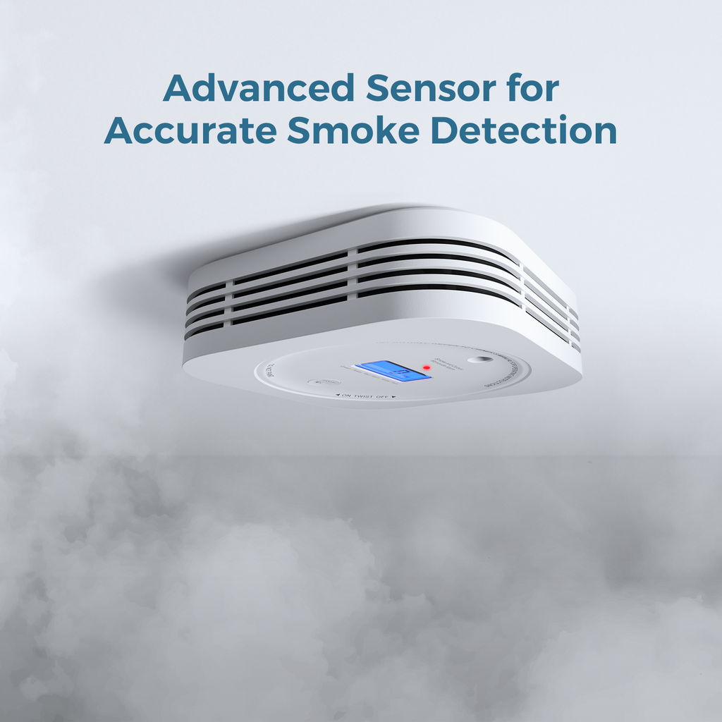 AEGISLINK Smoke and Carbon Monoxide Alarm, 10-Year Lifespan, SC200, 1-Pack