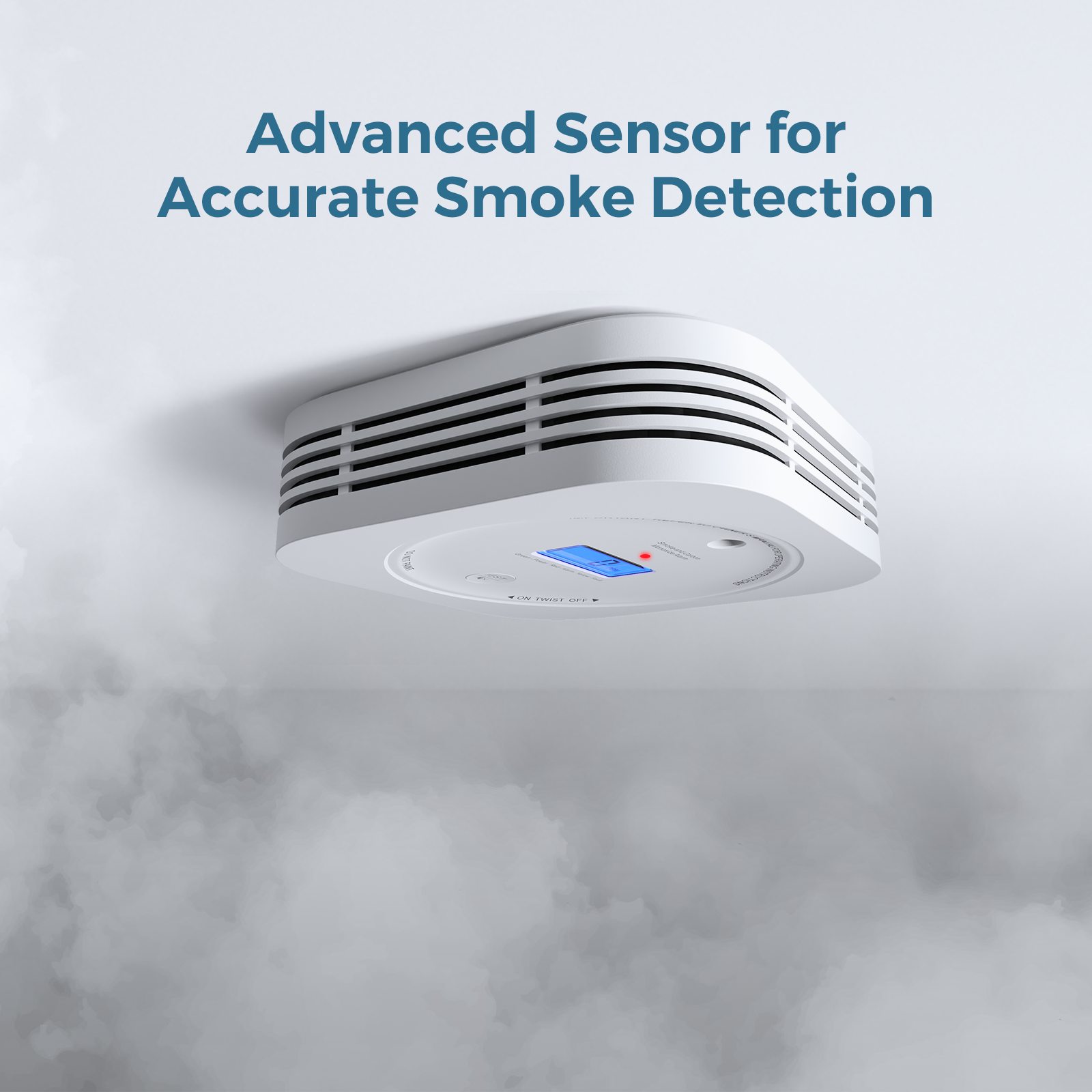 AEGISLINK Smoke and Carbon Monoxide Alarm, 10-Year Lifespan, SC200, 1-Pack