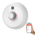 AEGISLINK Smart Hitzemelder mit 54 ℃ Temperatursensor, vernetzbar, Echtzeit-Benachrichtigungen, Teilungsfunktion, App-Funktion erfordert ABSZ-Basisstation, AHZ-MN, 1 Stück