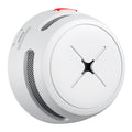 Rauchmelder 1er Set, AEGISLINK 10-Jahres Batterie Mini photoelektrischer Feuermelder, Brandmelder mit Test-/Stummschalt-Taste, Schwacher Batterie Warnung, S500
